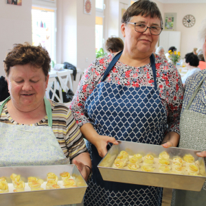 Zajęcia kulinarne w Klubie Seniora