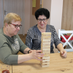 Gry i zabawy w Klubie Seniora